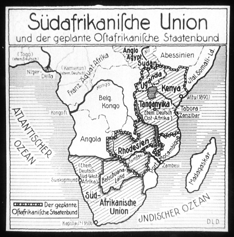 01 - Karte - Suedafrikanische Union
